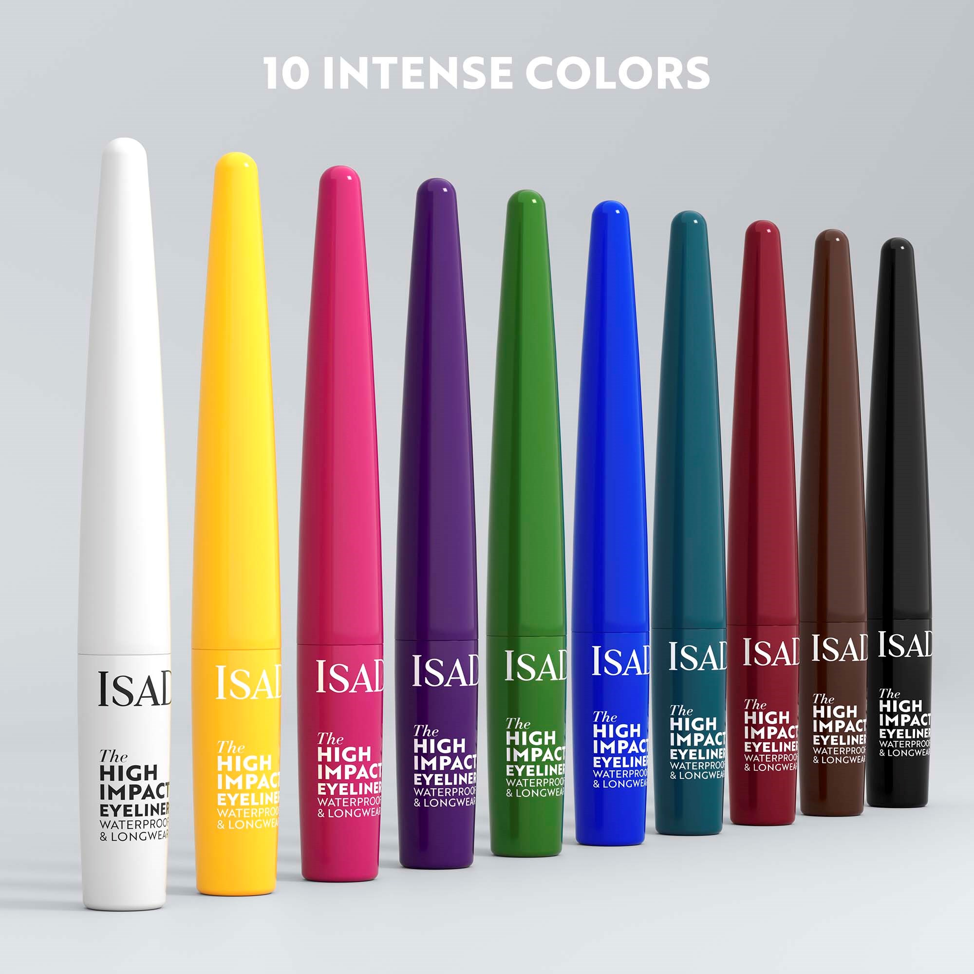 IsaDora The High Impact Eyeliner 03 Power Burgundy (obrázok 6)