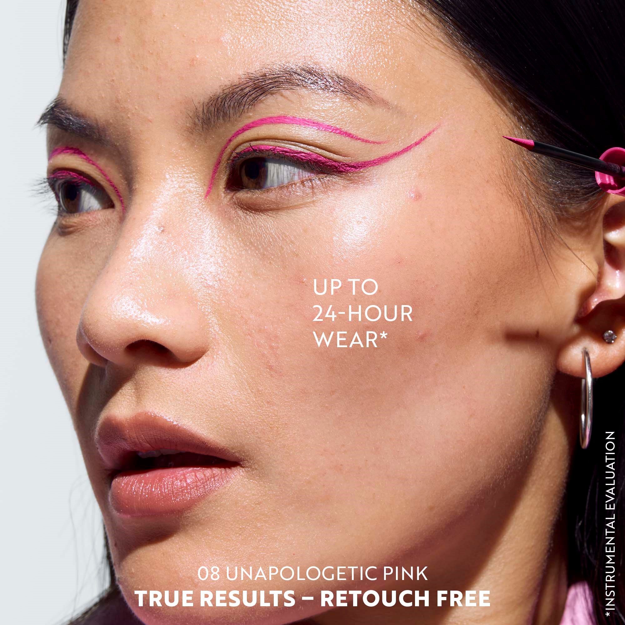 IsaDora The High Impact Eyeliner 08 Unapologetic Pink (obrázok 3)