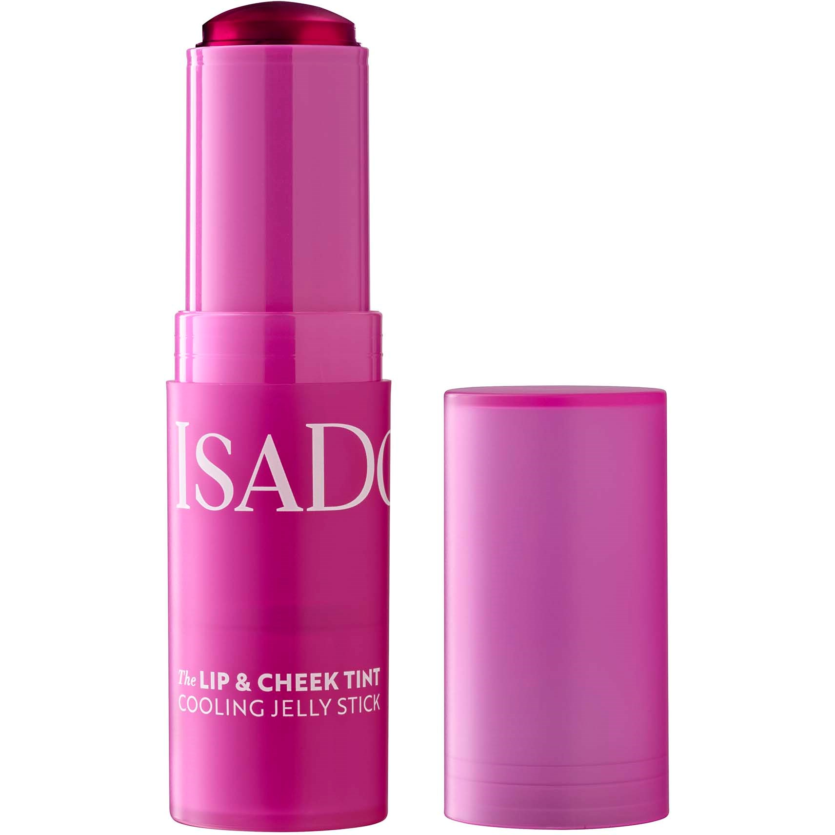 IsaDora The Lip & Cheek Tint Cooling Jelly Stick 12 Berry Pink billede