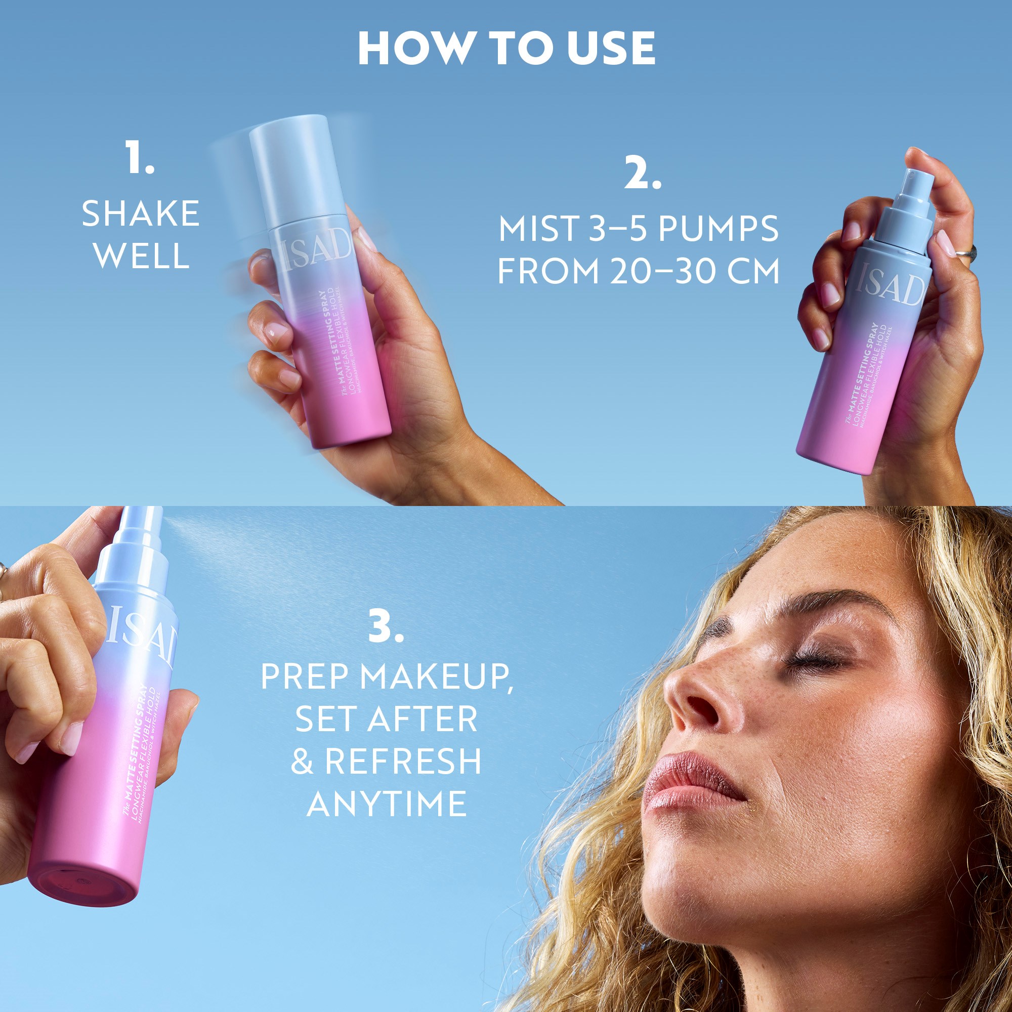 IsaDora The Matte Setting Spray 100 ml (obrázok 7)