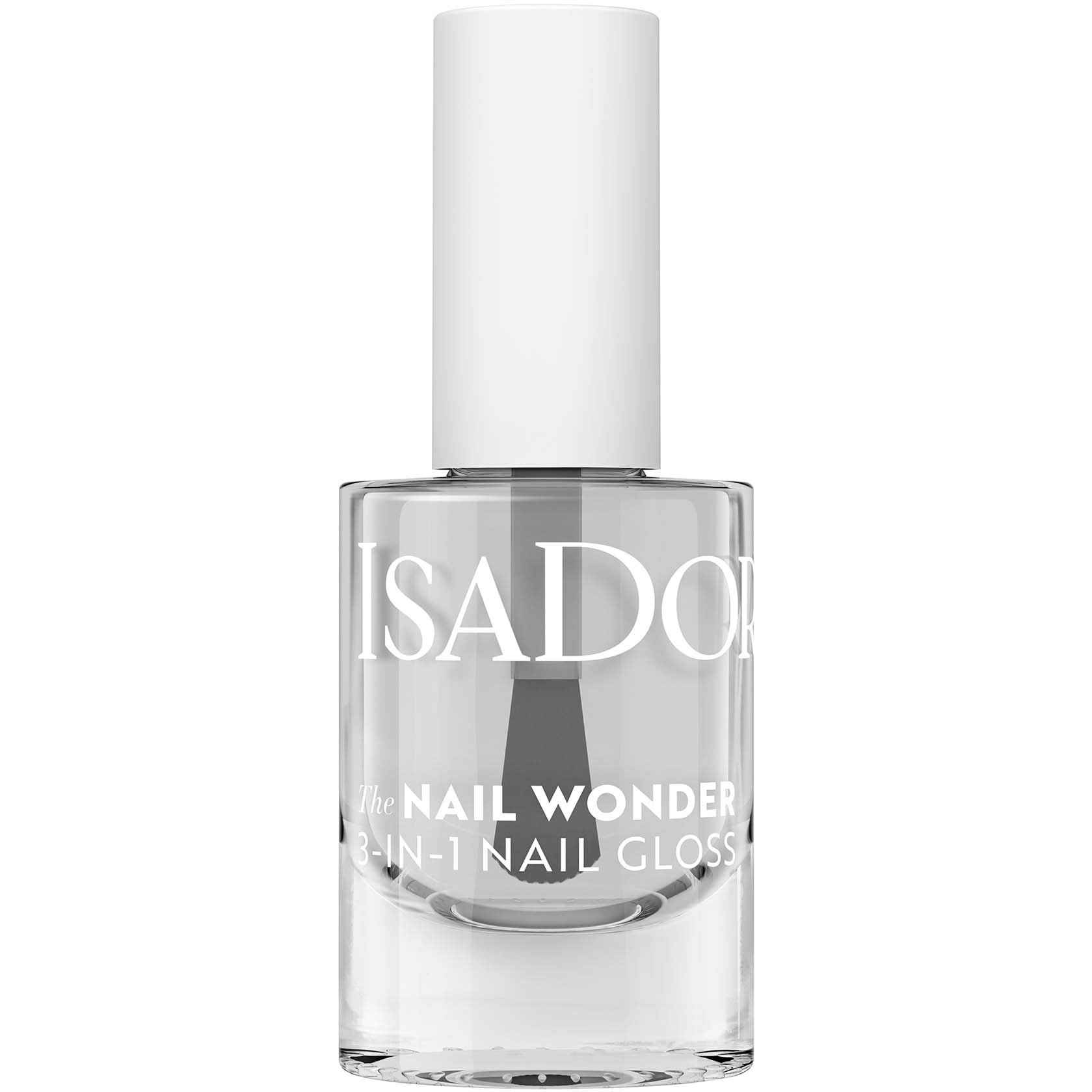 IsaDora The Nail Wonder 3 in 1 Nail Polish 01 Clear 3-in-1 billede