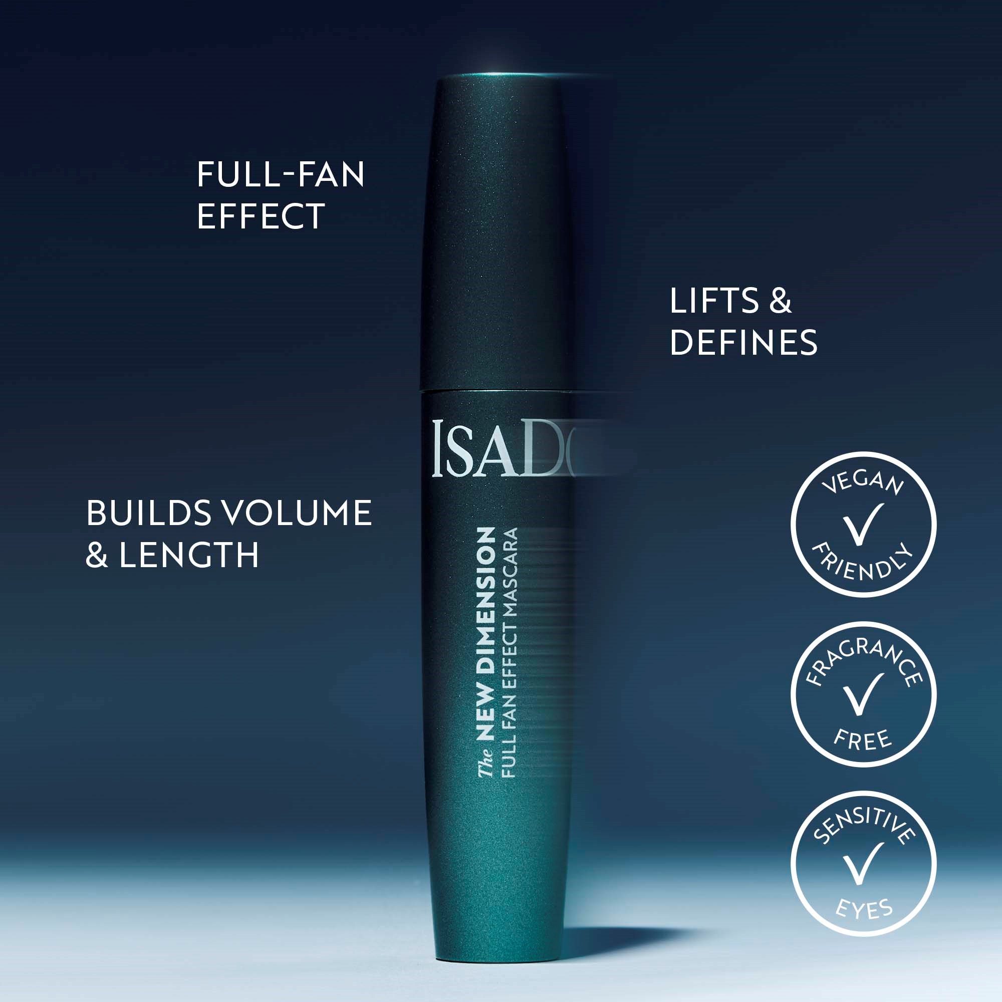 IsaDora The New Dimension Mascara 01 Black (obrázok 5)