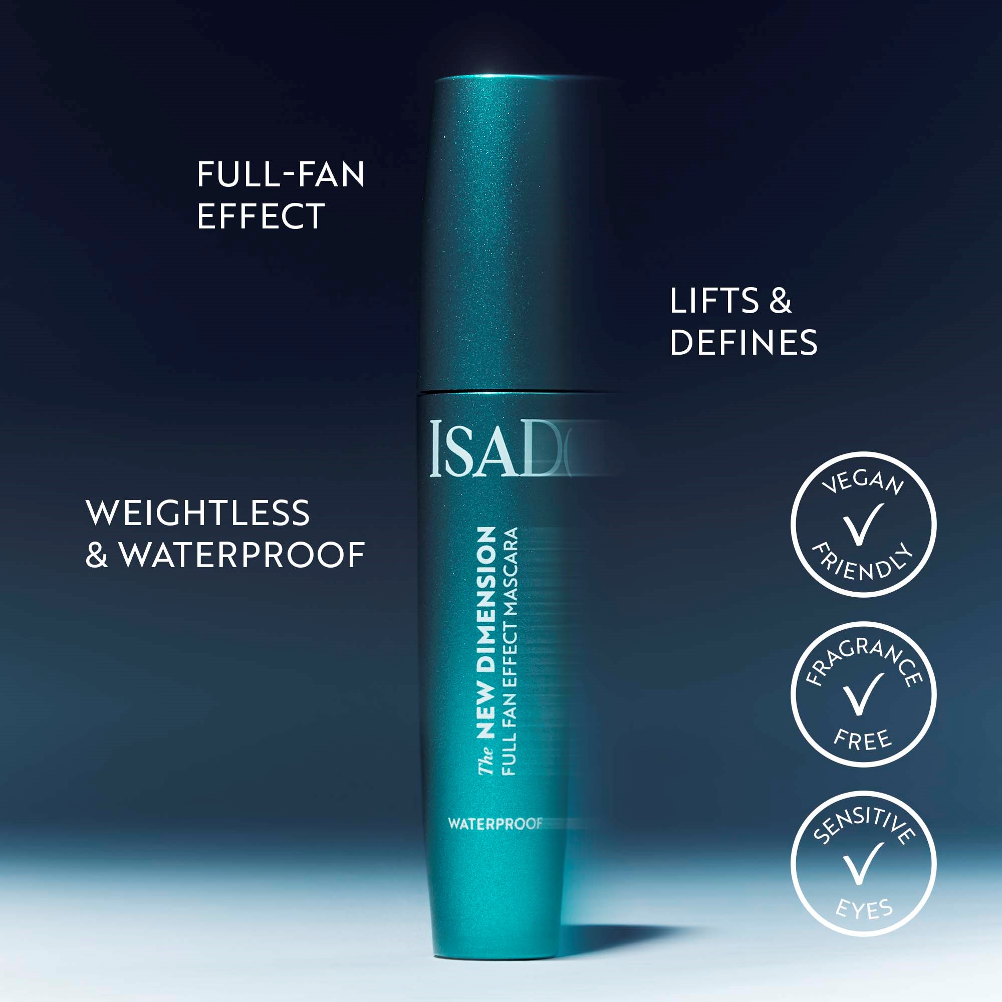 IsaDora The New Dimension Waterproof Mascara 01 Black (obrázok 5)