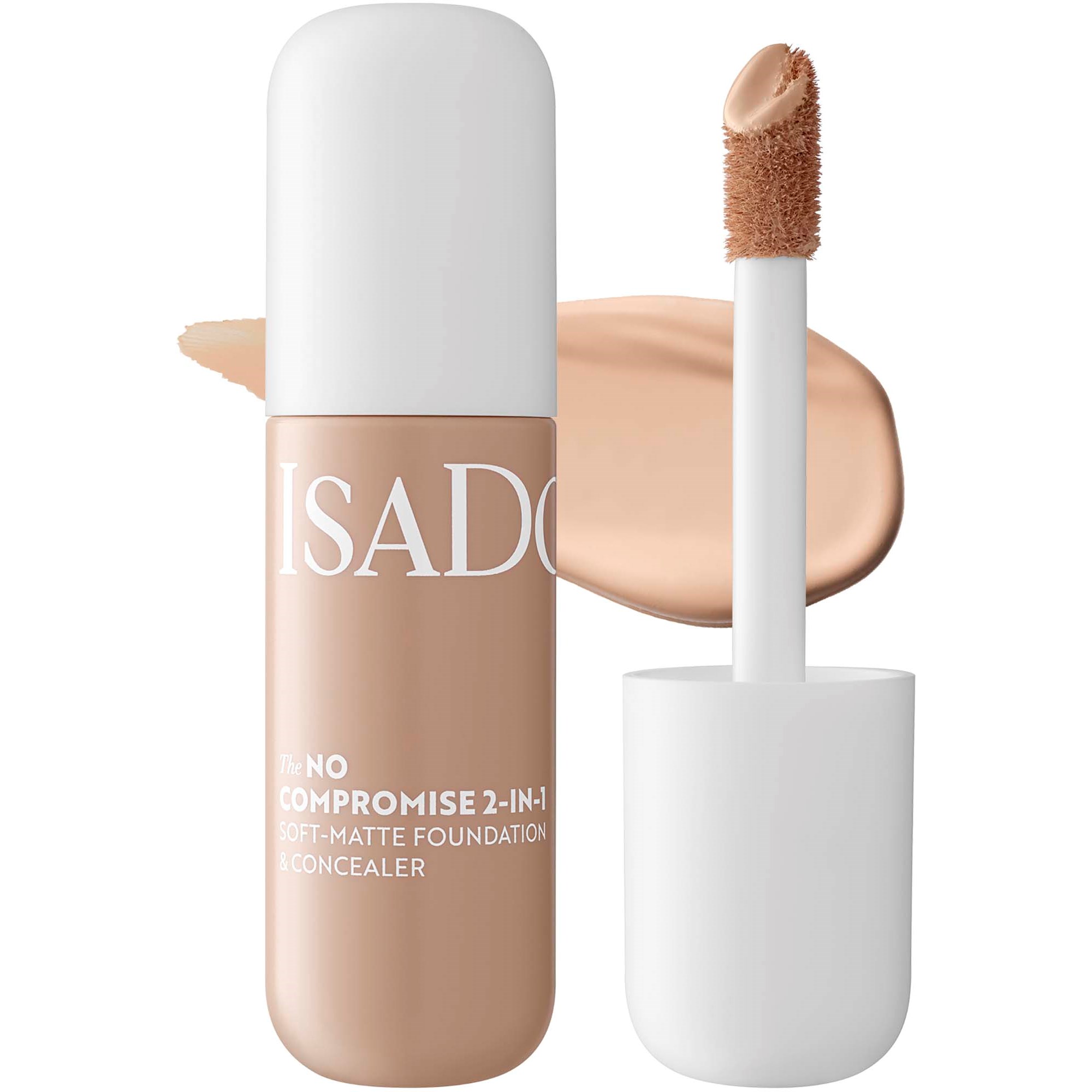 IsaDora The No Compromise 2-in-1 Soft-Matte Foundation & Concealer 20N Neutral
