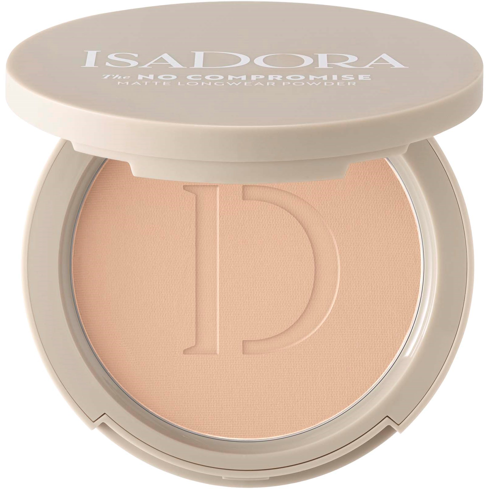 IsaDora The No Compromise Matte Longwear Powder 66 Warm Beige billede