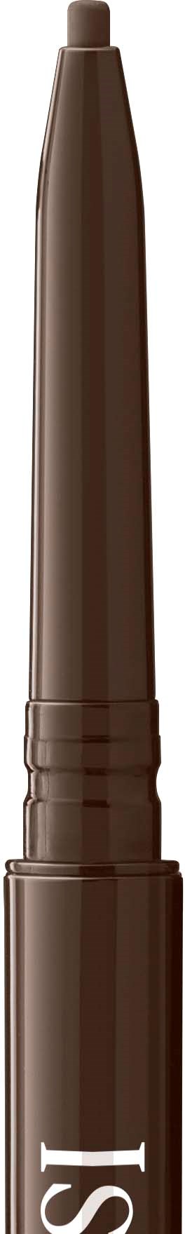 A brown felt-tip pen with a cap, standing vertically.