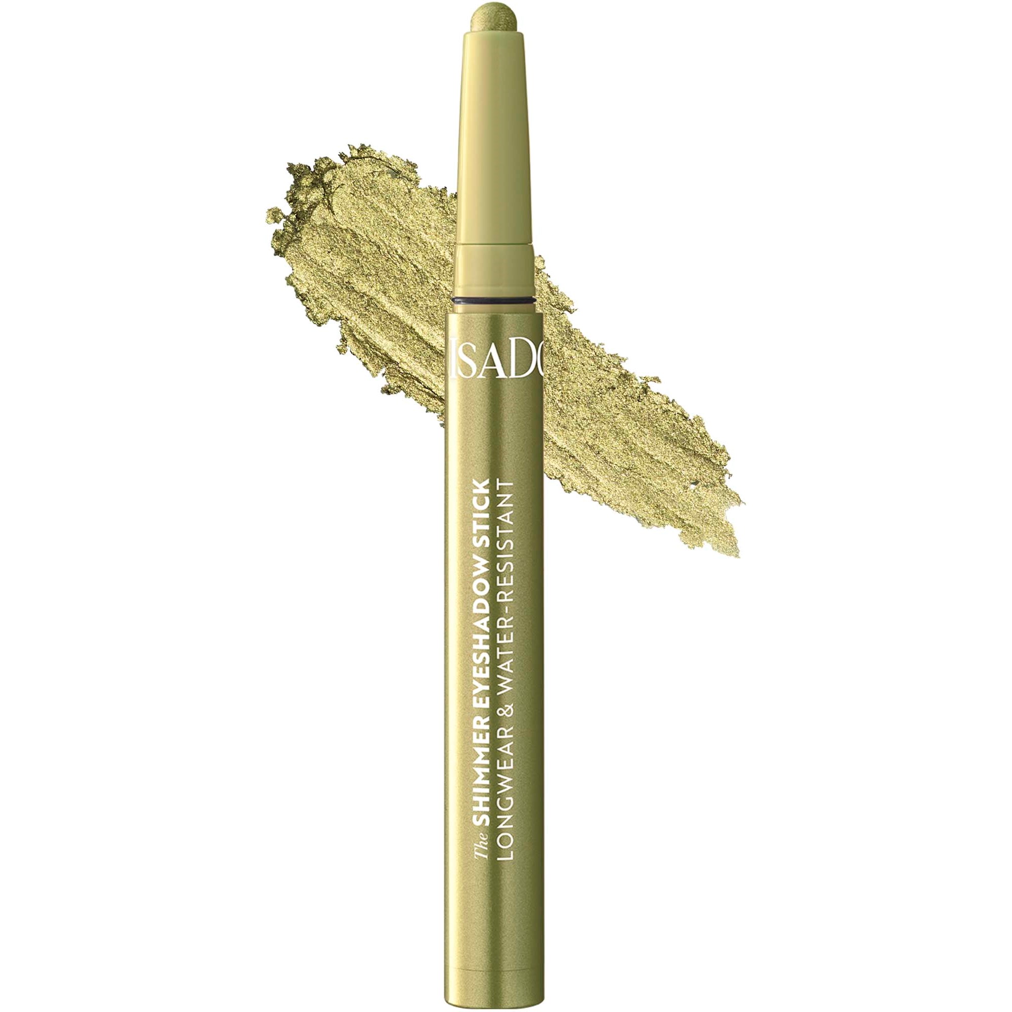 IsaDora The Shimmer Eyeshadow Stick Longwear & Water-Resistant 45 Green Shimmer