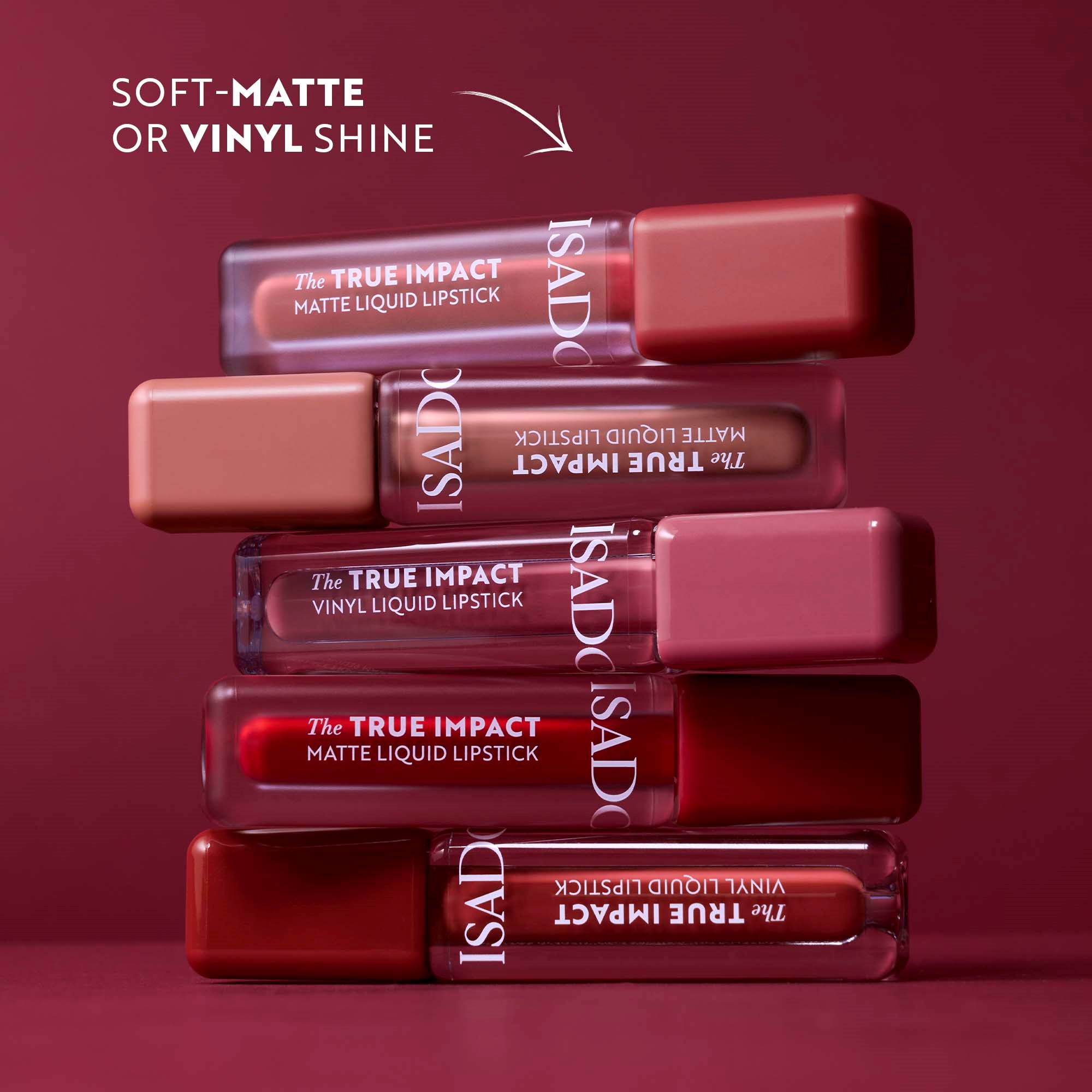 IsaDora The True Impact Matte Liquid Lipstick 04 Fierce (obrázok 7)