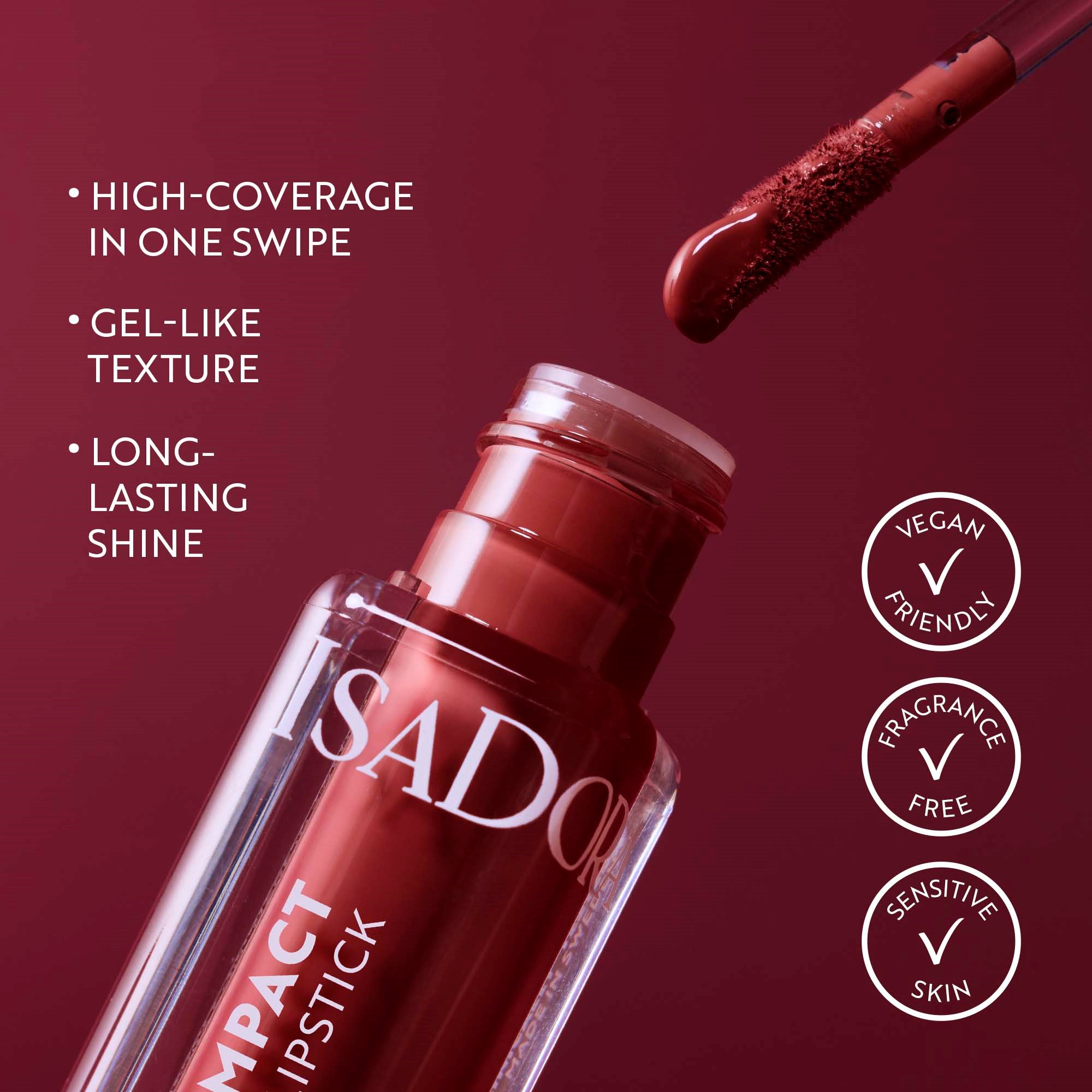 IsaDora The True Impact Vinyl Liquid Lipstick 12 Sincere (obrázok 5)