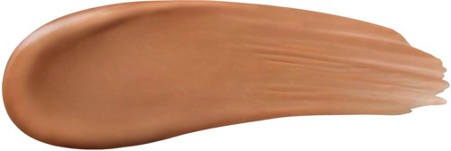 En beige eller hudfärgad smink- eller foundationprov med penseldrag.