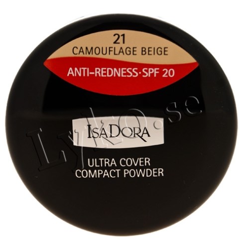 IsaDora Ultra Cover Compact Powder 21 Camouflage Beige