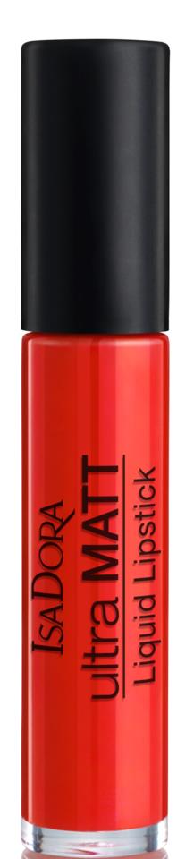 Isadora Ultra Matt Liquid Lipstick 21 Orange Pop