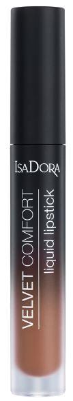 Isadora Velvet Comfort Liquid Lipstick Cool Brown