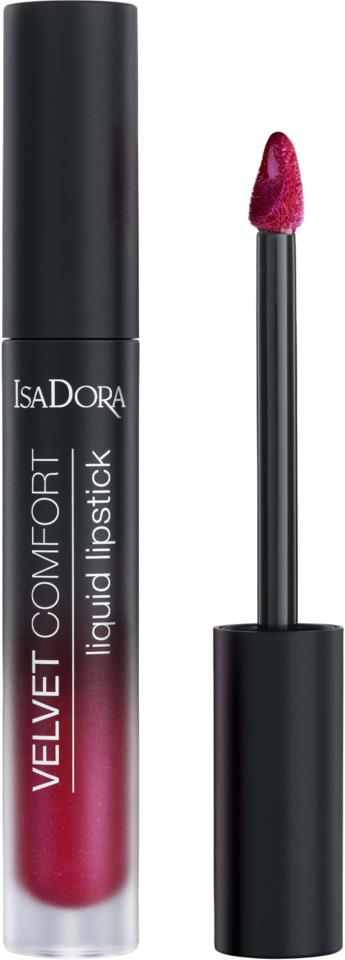 ISADORA Velvet Comfort Liquid Lipstick Drama Pink