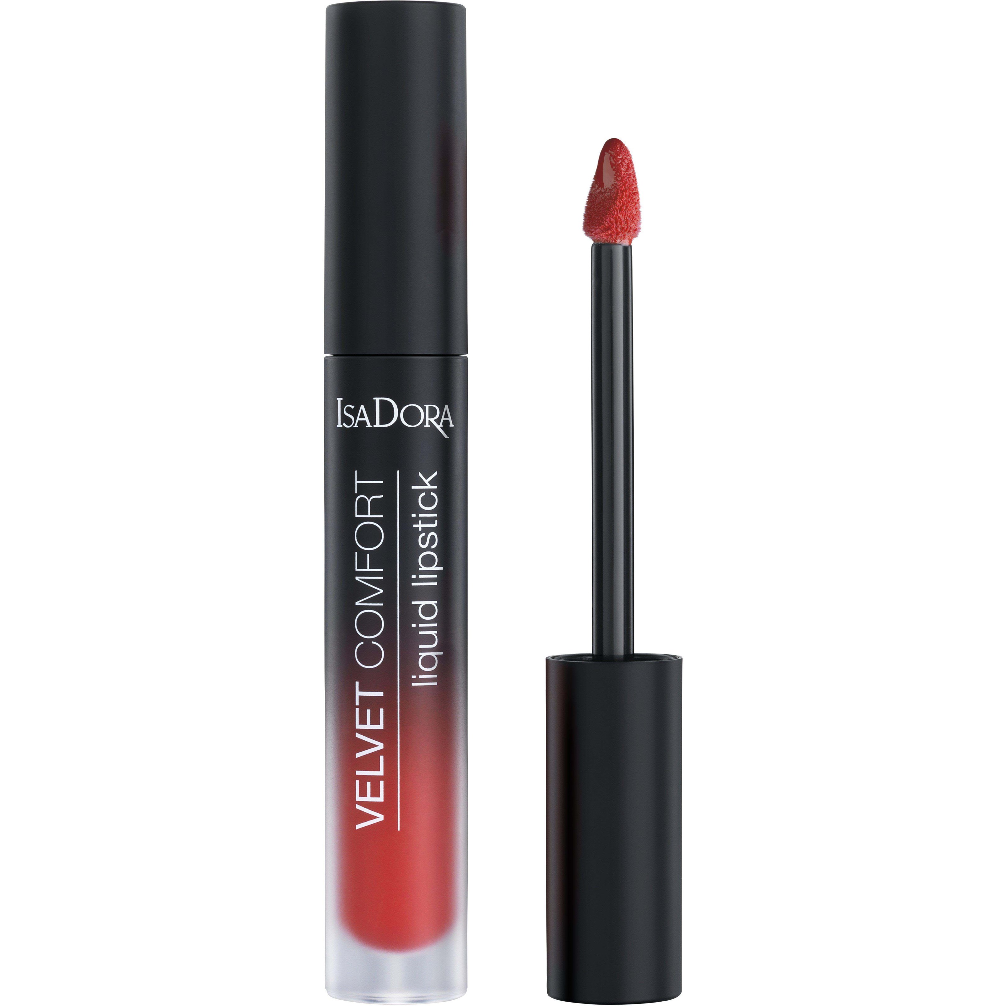 IsaDora Velvet Comfort Velvet Comfort Liquid Lipstick 57 Hot Coral