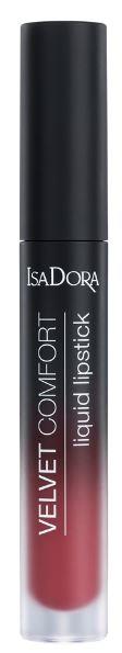 Isadora Velvet Comfort Liquid Lipstick Red Plum