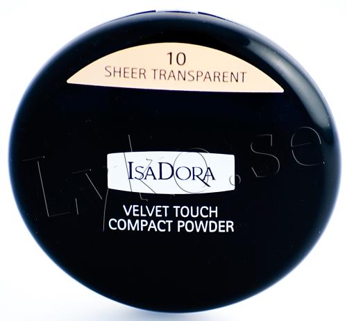 IsaDora Velvet Touch Compact Powder 10 Sheer Transparent