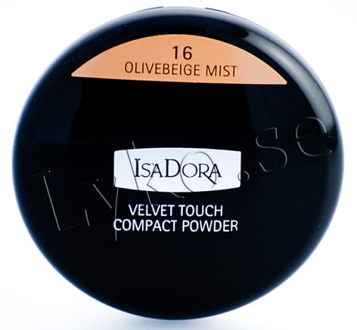 IsaDora Velvet Touch Compact Powder 16 Olive Beige Mist
