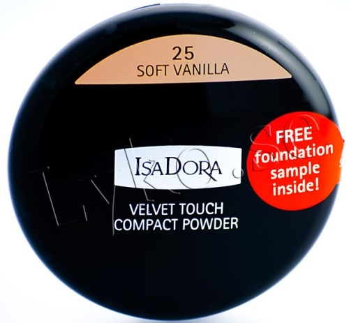 IsaDora Velvet Touch Compact Powder 25 Soft Vanilla