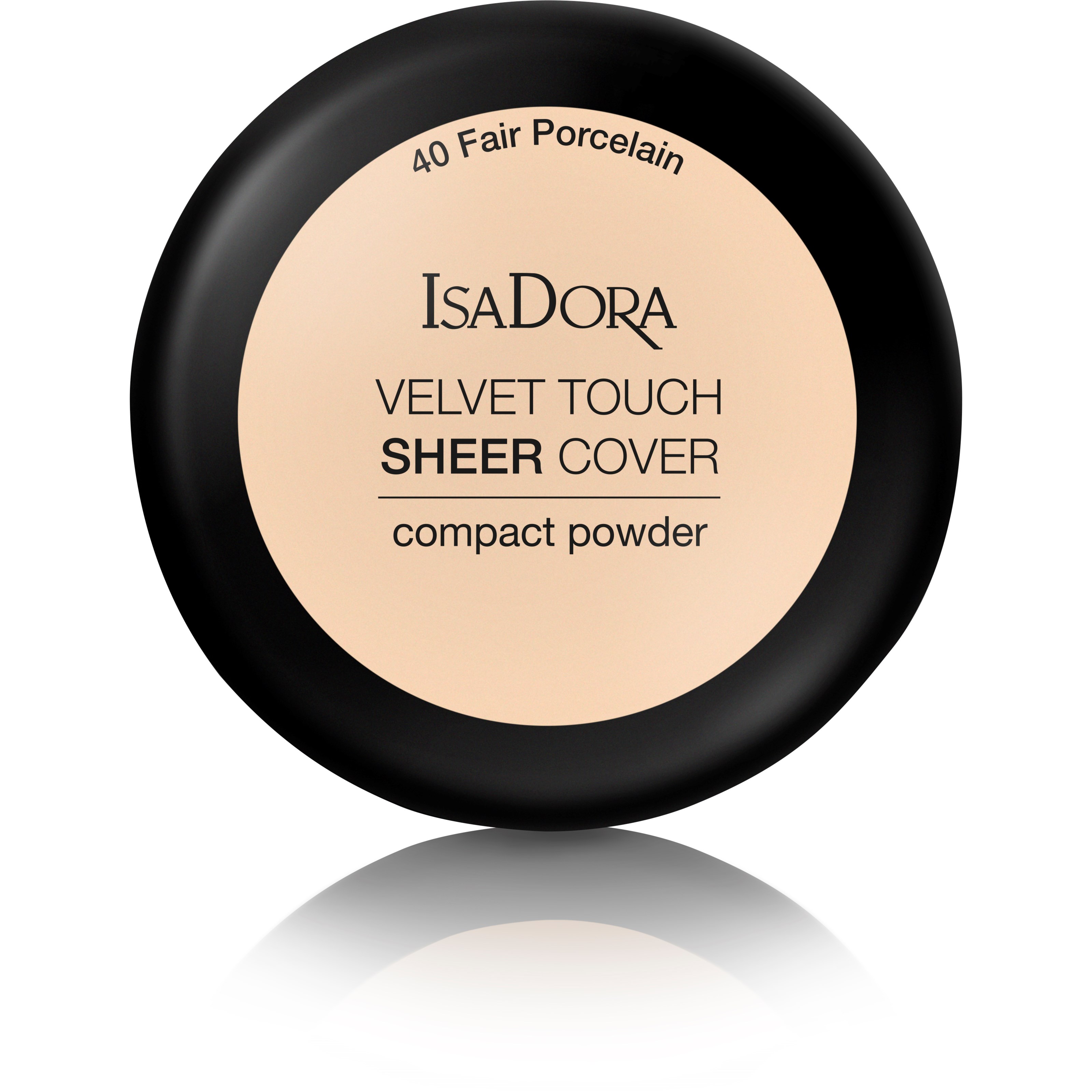Läs mer om IsaDora Velvet Touch Sheer Cover Compact Powder 40 Fair Porcelain