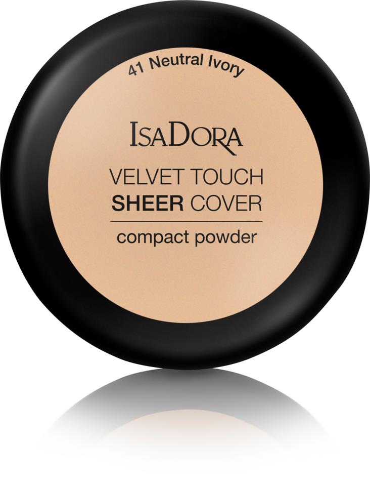 Isadora Velvet Touch Sheer Cover Compact Powder Neutral Ivory
