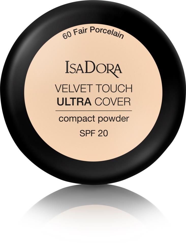 Isadora Velvet Touch Ultra Cover Compact Power Spf 20 Fair Porcelain