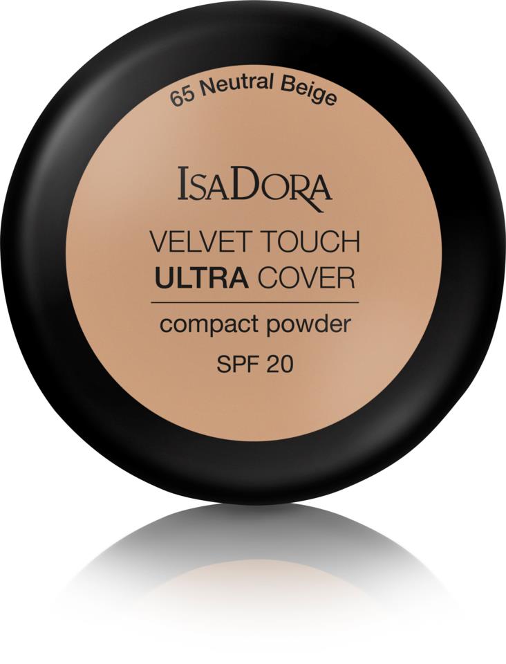 Isadora Velvet Touch Ultra Cover Compact Power Spf 20 Neutral Beige