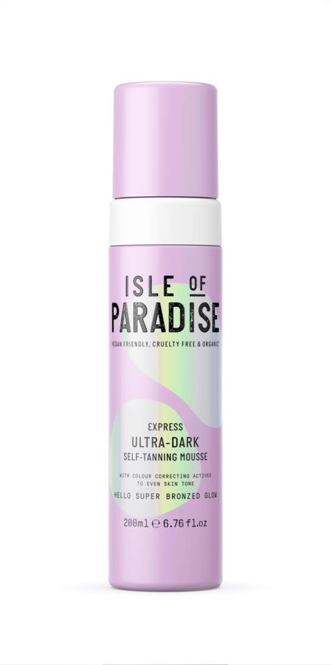 Isle of Paradise Express Extra Dark Self Tanning Mousse 200ml