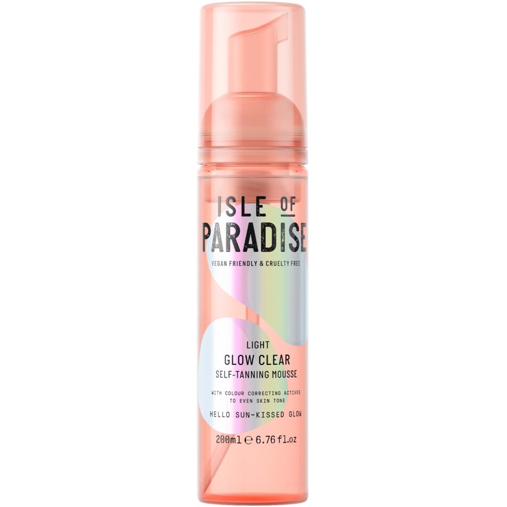 Läs mer om Isle Of Paradise Glow Clear Self Tanning Mousse Light