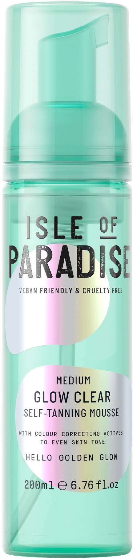 Isle of Paradise Glow Clear Self Tanning Mousse Dark