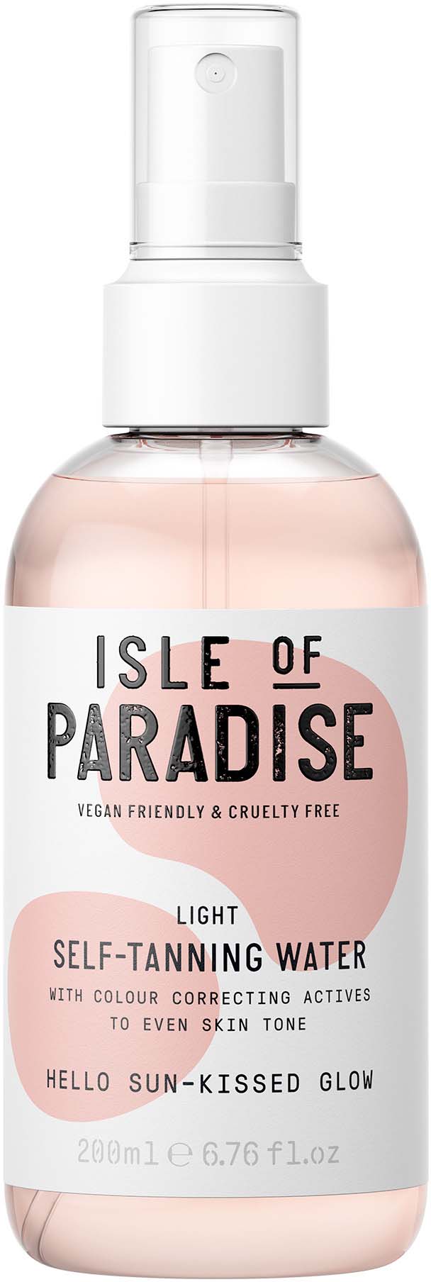 Island of paradise tanning water