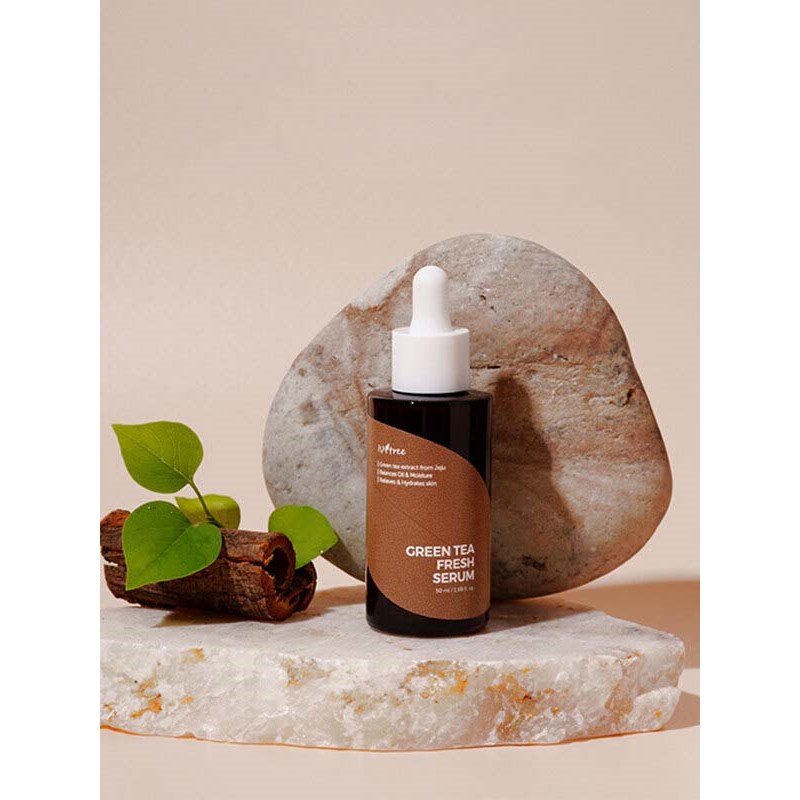 Isntree Green Tea Fresh Serum - serum z zieloną herbatą 50 ml (obrázok 4)