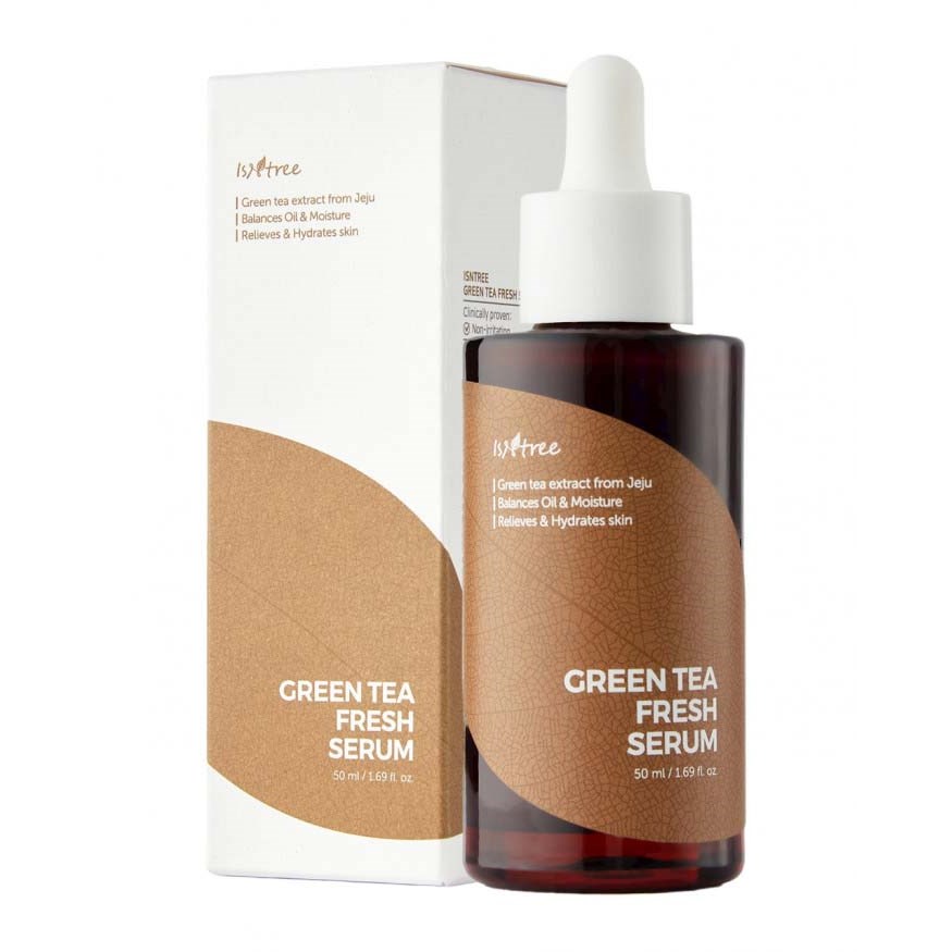 Isntree Green Tea Fresh Serum - serum z zieloną herbatą 50 ml (obrázok 6)