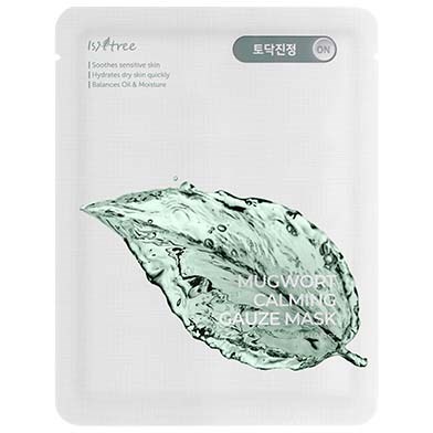Isntree Mugwort Calming Gauze Mask (Stop Beauty Waste) 23 g 10 stk.