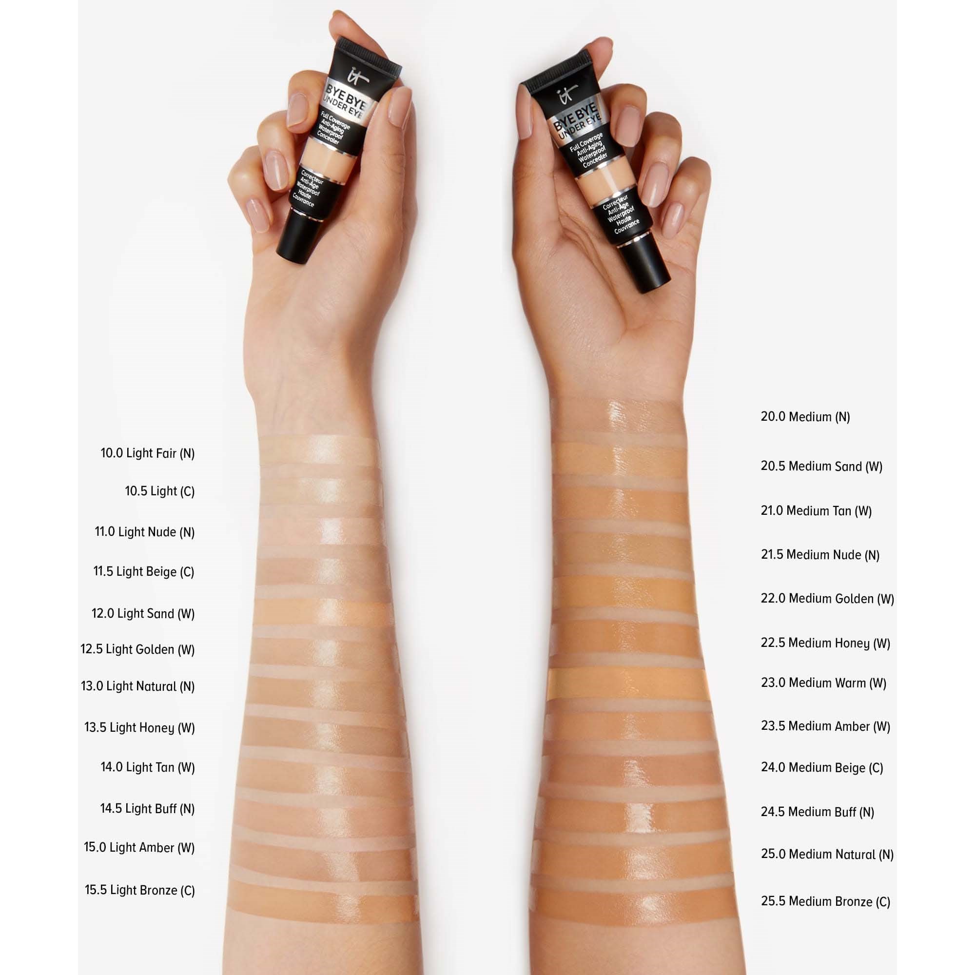 IT Cosmetics Bye Bye Under Eye Concealer - Korektor 30.5 Tan (obrázok 4)