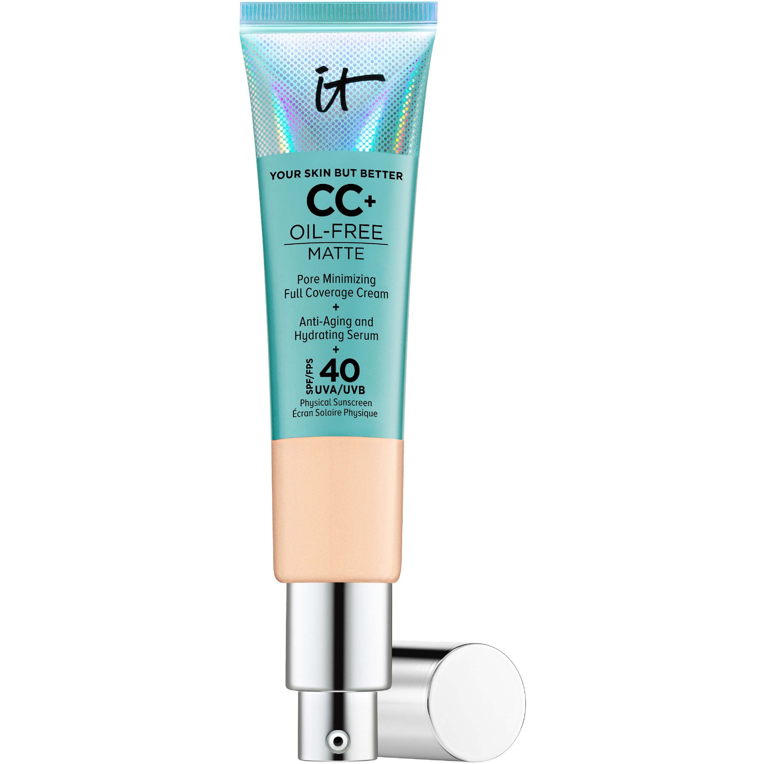 Läs mer om IT Cosmetics CC+ Cream SPF40 Oil Free Light Medium