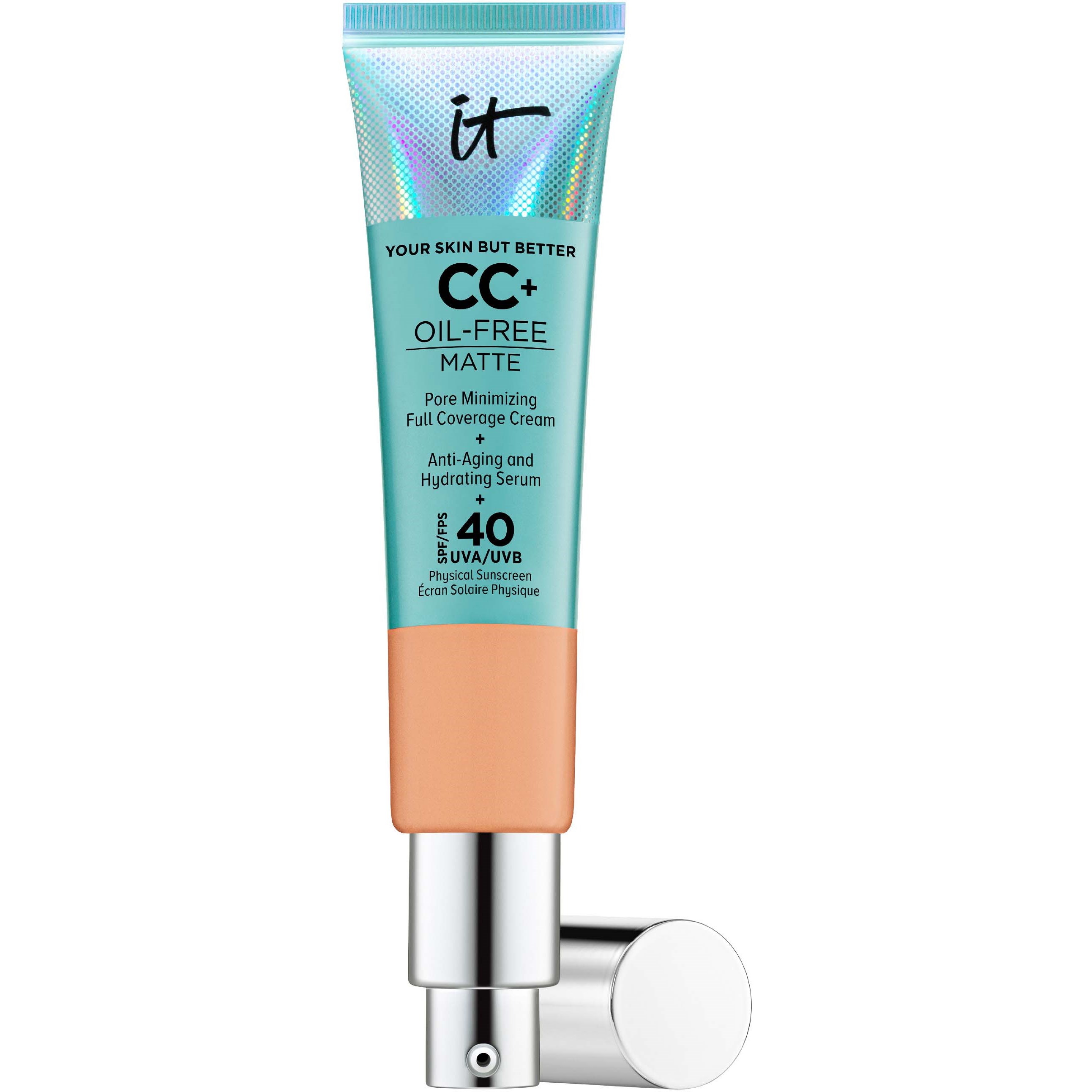 Läs mer om IT Cosmetics CC+ Cream SPF40 Oil Free Neutral Tan