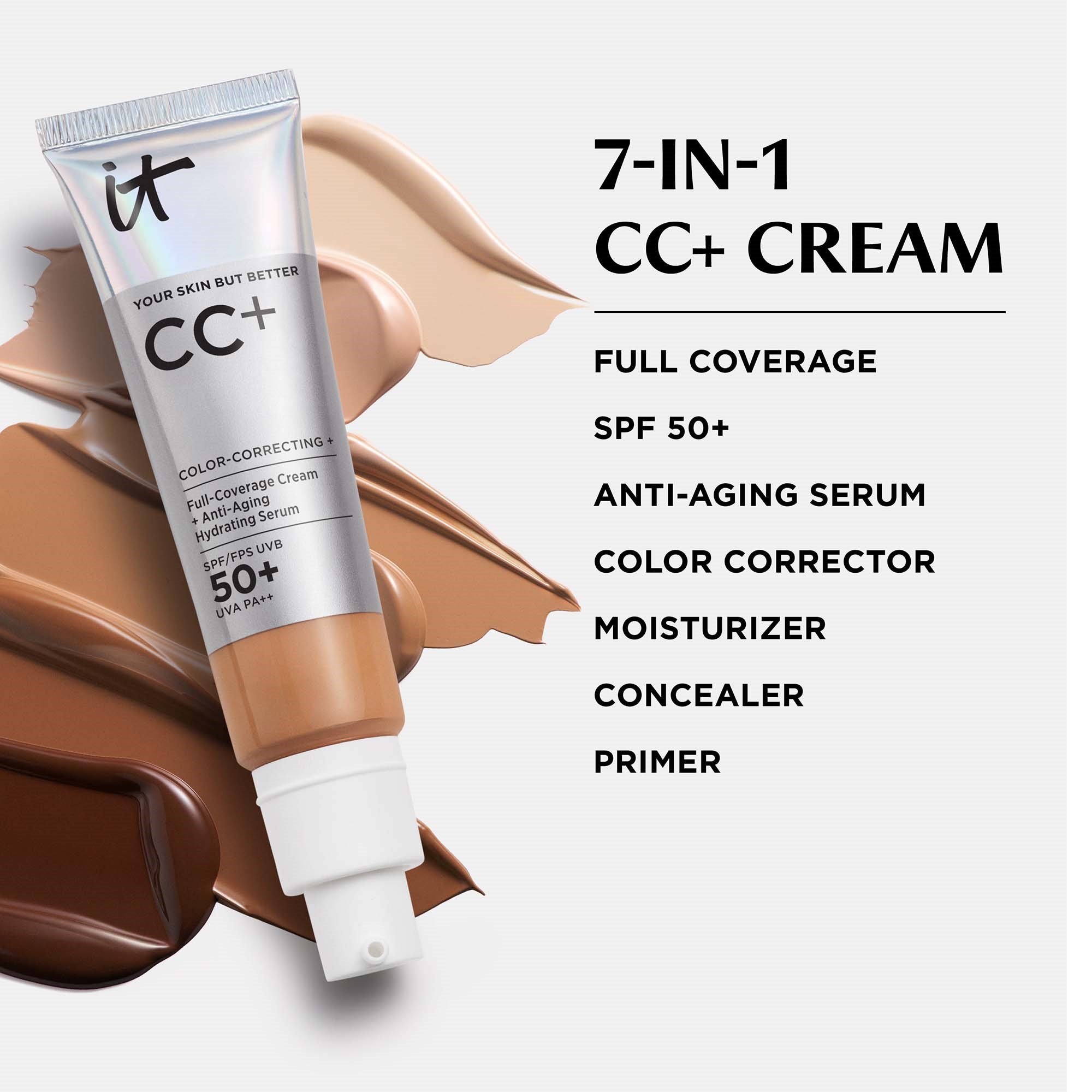 IT Cosmetics Your Skin But Better CC+ Cream SPF50 - Krem CC Fair (obrázok 8)