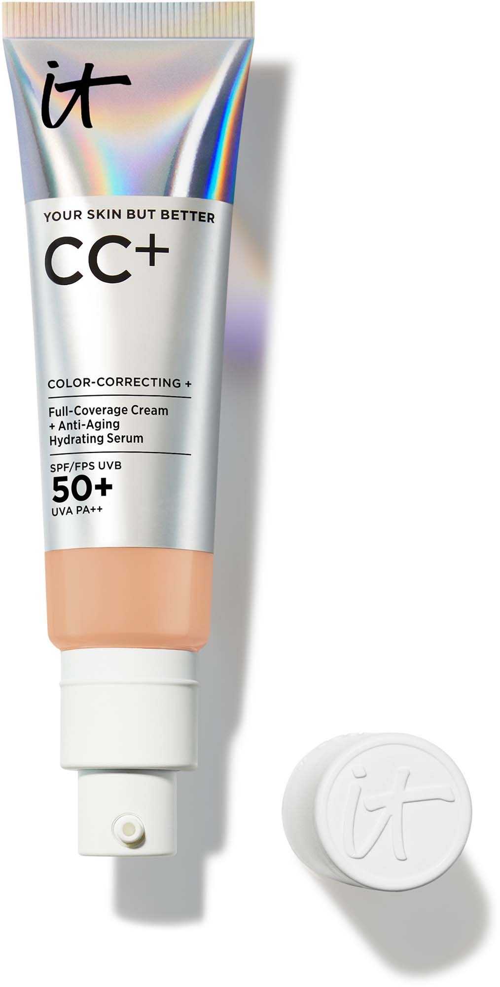 CC-крем IT Cosmetics Your Skin But Better CC+ SPF 50+, увлажняющий, тон Neutral Medium, 32 мл