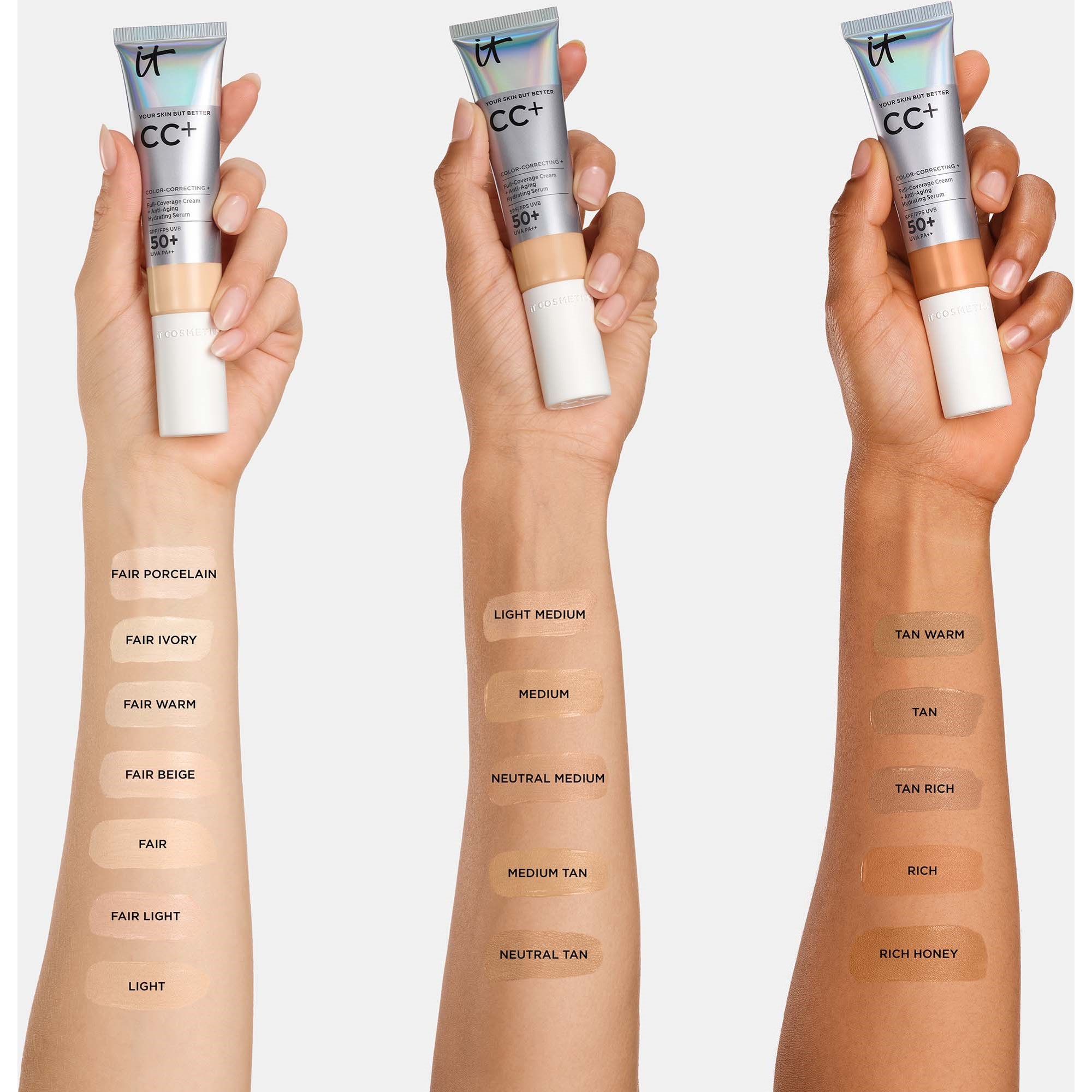 IT Cosmetics Your Skin But Better CC+ Cream SPF50 - Krem CC Rich (obrázok 5)
