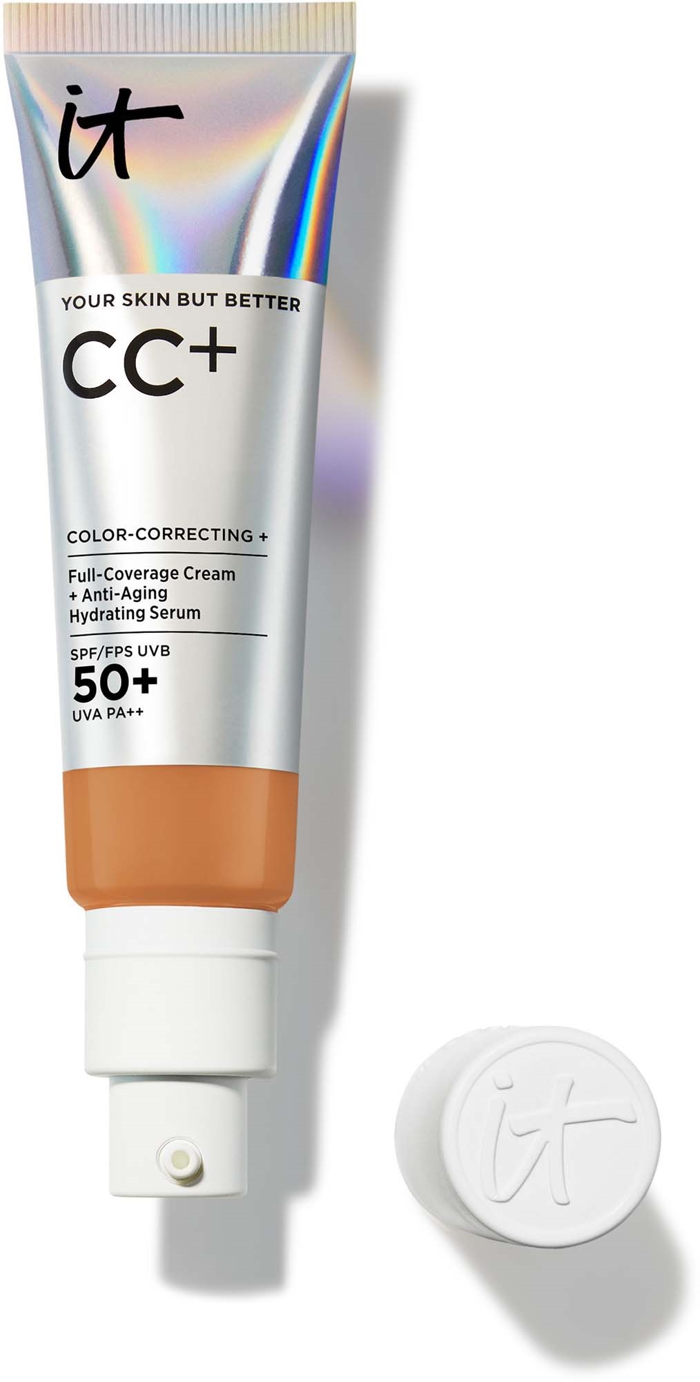 CC-крем IT Cosmetics Your Skin But Better CC+ SPF 50+, увлажняющий, тон Rich Honey, 32 мл