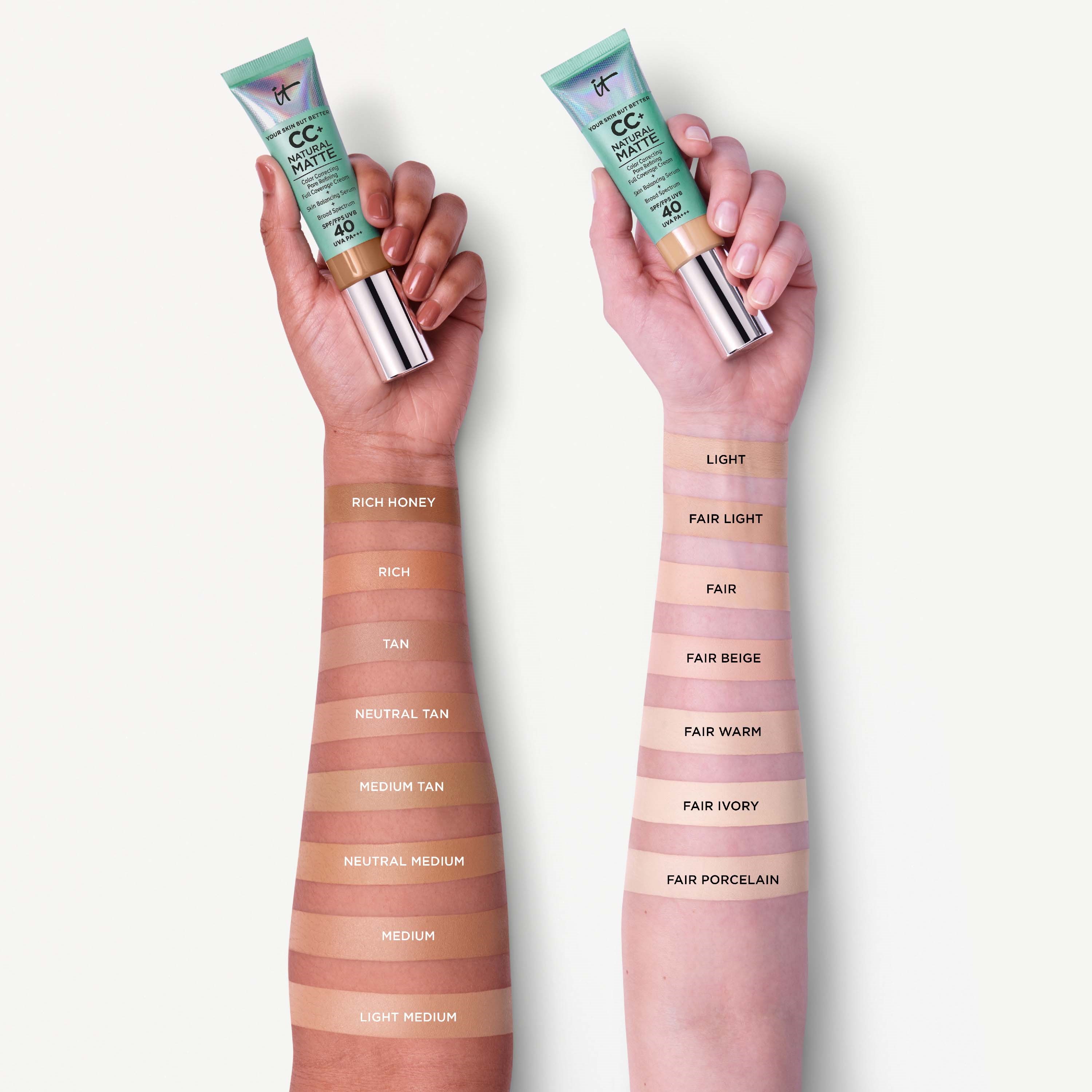 IT Cosmetics CC+ Natural Matte Foundation Fair Ivory (obrázok 8)