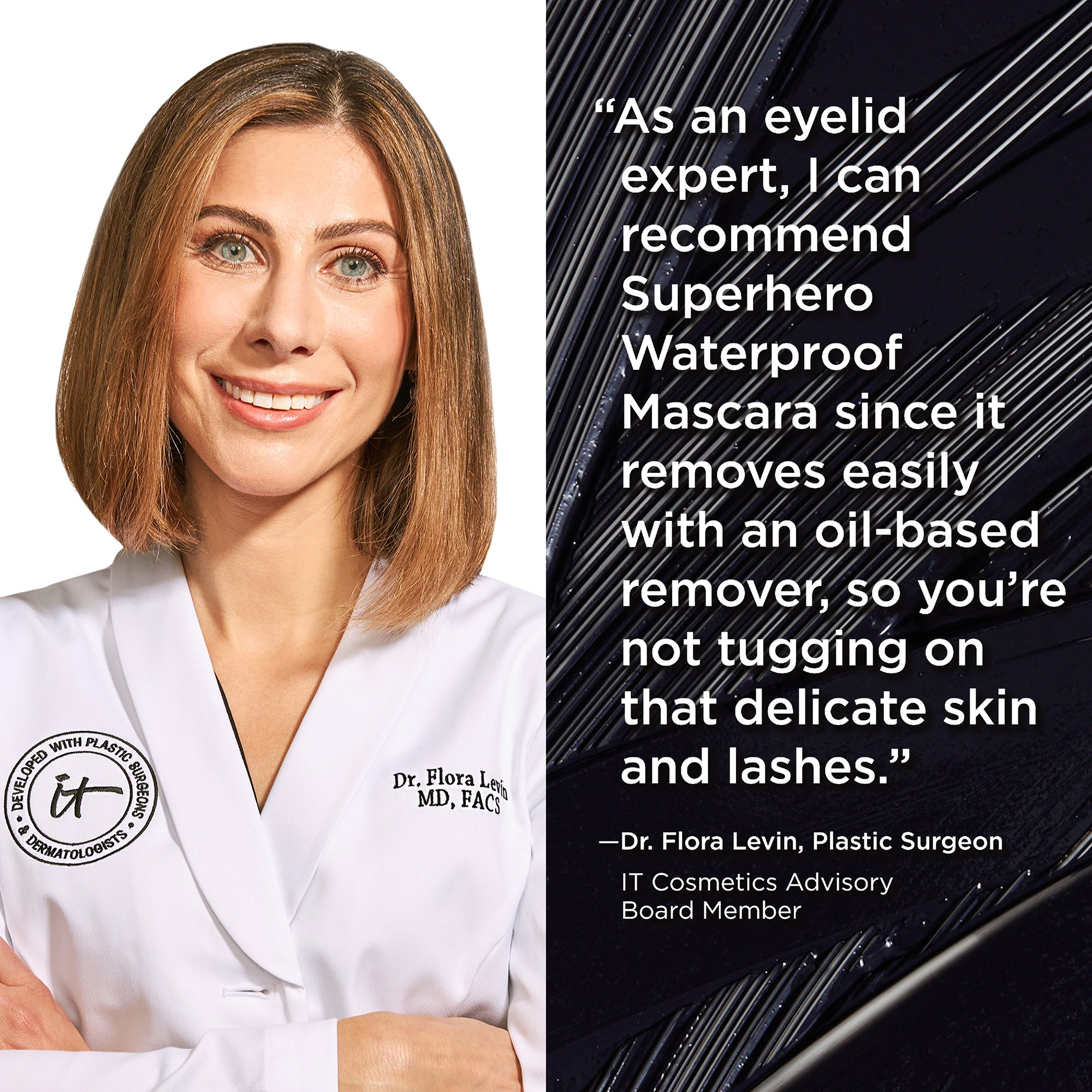 IT Cosmetics Superhero Volumizing Waterproof Mascara Black (obrázok 6)