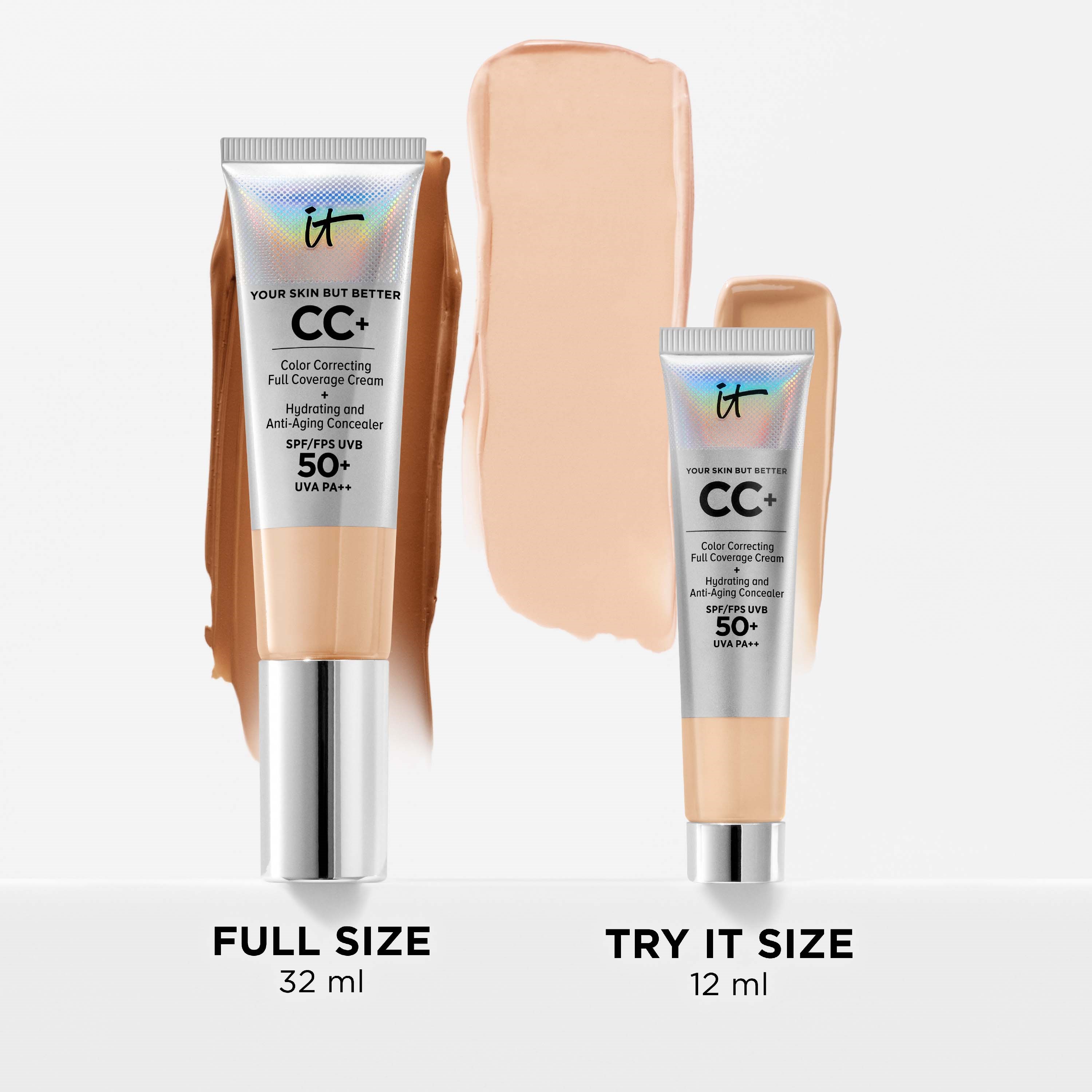 IT Cosmetics CC+ Cream SPF50 Travelsize Light Medium (obrázok 7)
