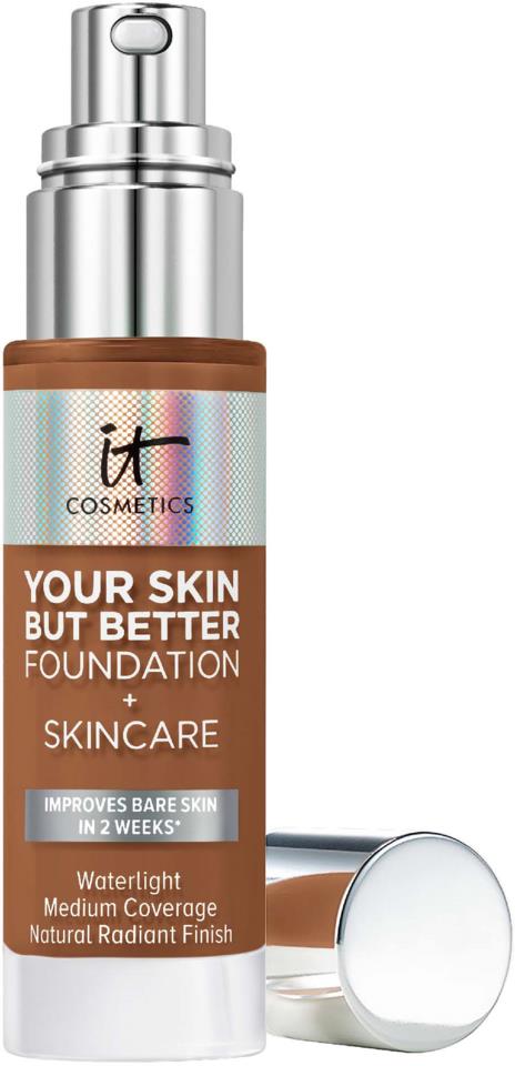 IT Cosmetics Your Skin But Better Foundation + Skincare 52 Rich Warm
