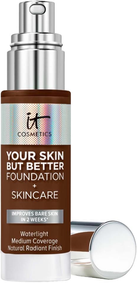 IT Cosmetics Your Skin But Better Foundation + Skincare 62 Deep Cool