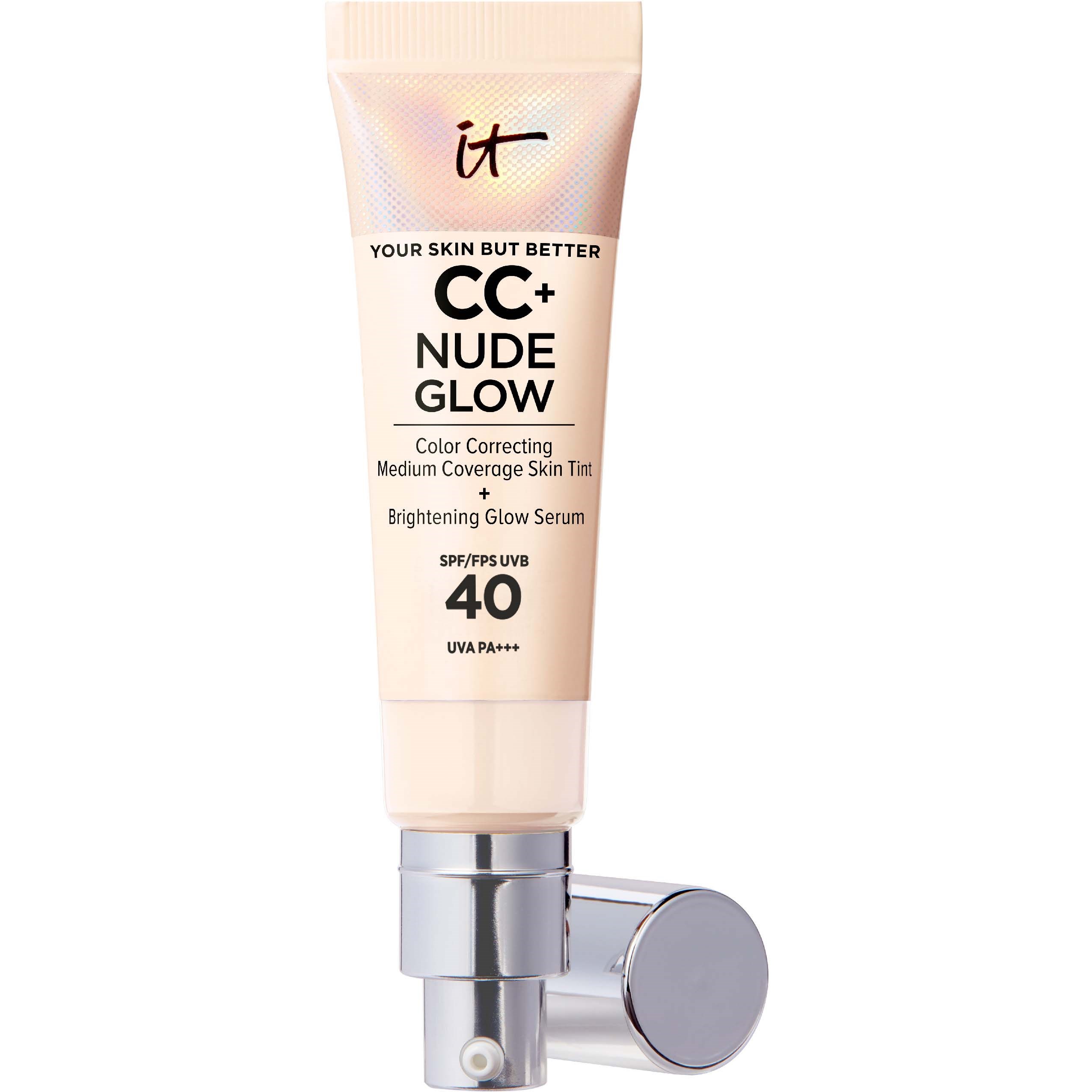 Läs mer om IT Cosmetics CC+ Nude Glow SPF 40 Fair Porcelain