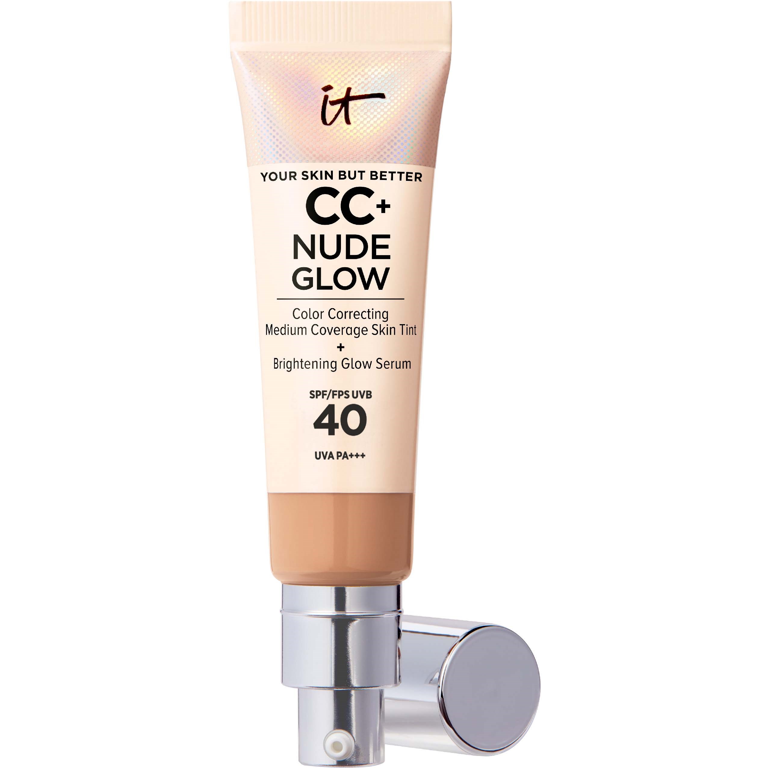 Läs mer om IT Cosmetics CC+ Nude Glow SPF 40 Medium Tan