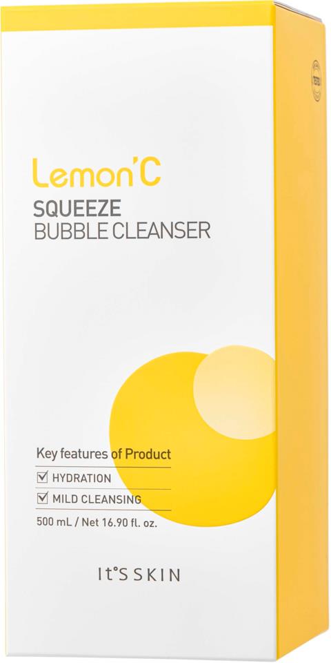 It´S Skin Lemon´ C Squeeze Bubble Cleanser 500 ml