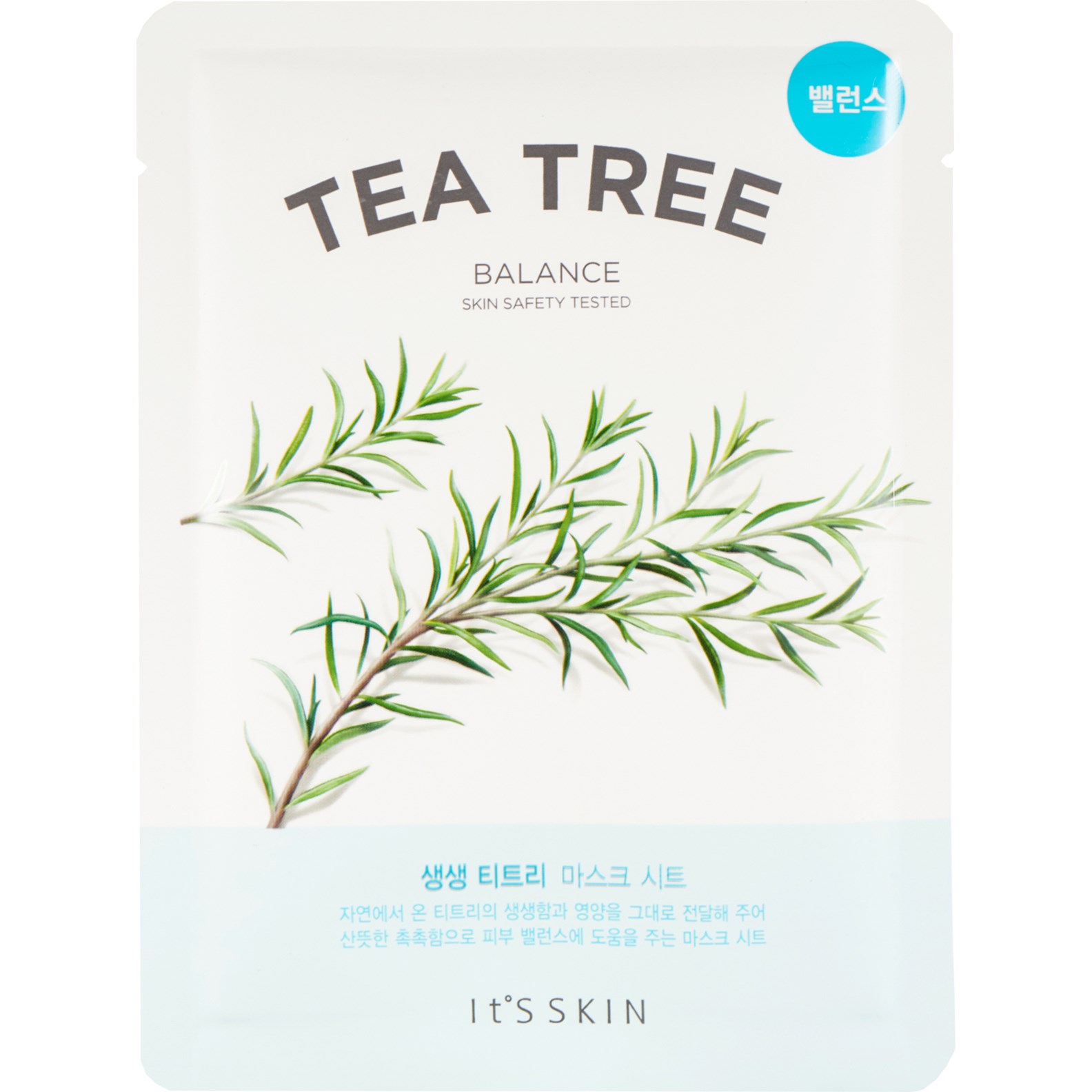 It´S SKIN The Fresh Mask Sheet Tea Tree 18 g billede
